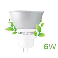 LED chiroq LED ACCENT JCDR COB 220V 6W GU5 3 6000K ELT