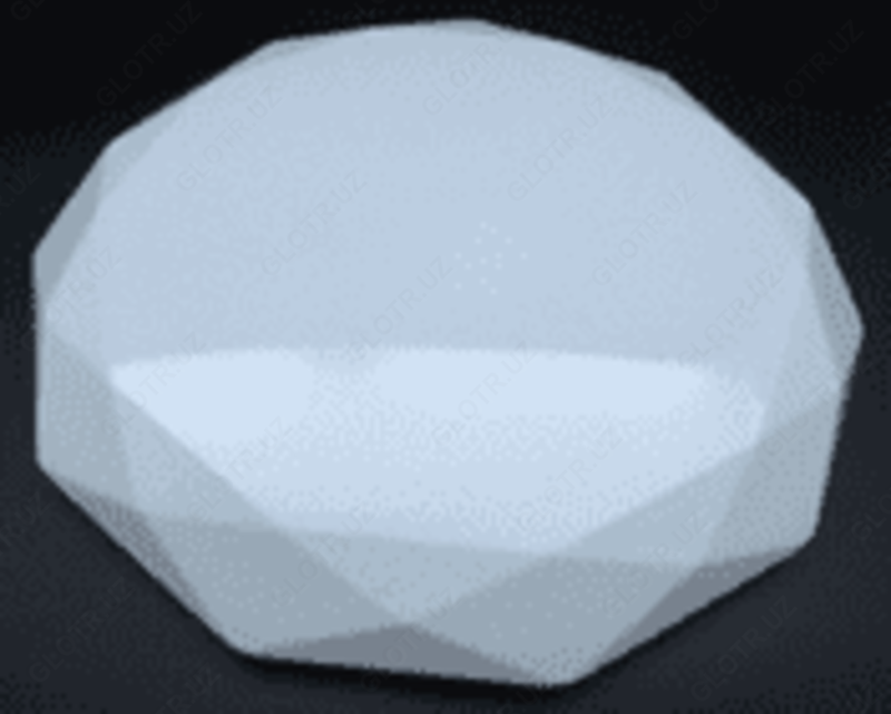 Cветильник светодиодный потолочный трехрежимный с дистанционным управлением Diamond RD - 2x40W MultiColor - White - RC  D-540mm