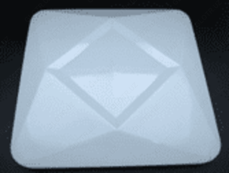 Uchta tartibli Adriana SQ tavan yoritgichlari - 2x32W MultiColor - oq  420x420mm