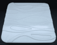 Uchta tartibli Elena SQ tavan chiroqlari - 2x32W MultiColor - Oq  420x420mm