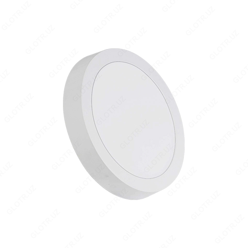 Светодиодный накладной светильник круглый UltraFlat ДПО1610 18W-4000K-Wh ELT