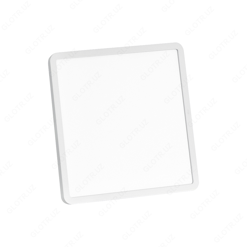 Светодиодный встраиваемый светильник квадратный UltraBright ДВО2010 12W-6000K-Wh ELT