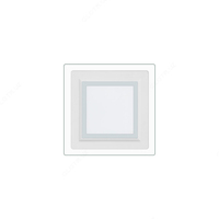 UltraGlass DVO1820 6W-4000K-Wh ELT yoritgichli kvadrat