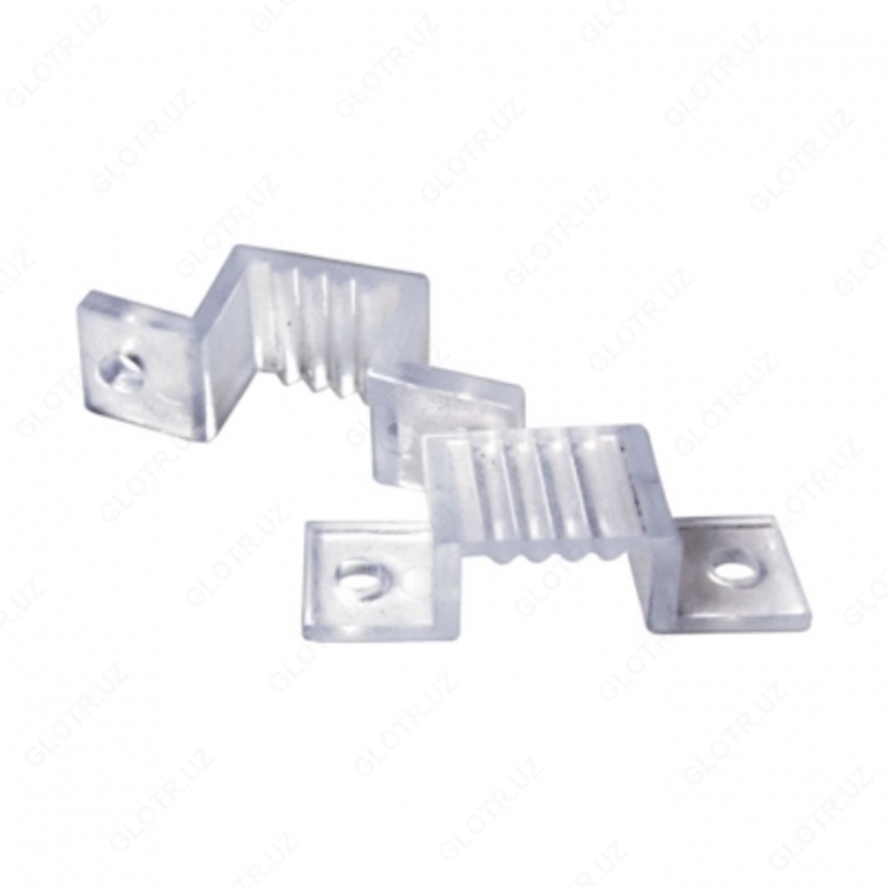 Крепежная скоба для ленты светодиодной LS-Mount-10mm (1 уп-100шт)