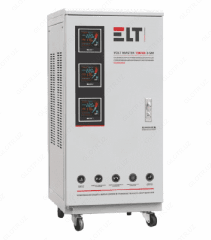 Voltaj stabilizatori servo tashqi 3 fazali Volt Master 30KVA 3-SM  ELT 240-430V