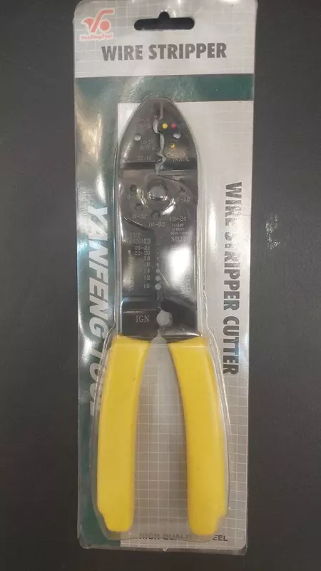  инструмент для очистки  обрезки проводов и обжима наконечников - 