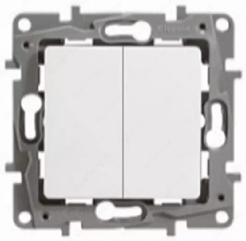 Выключатель 2кл с подсветкой БЕЛ ETIKA