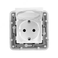 Розетка 2К+З IP44 БЕЛ ETIKA - 80 500 сум