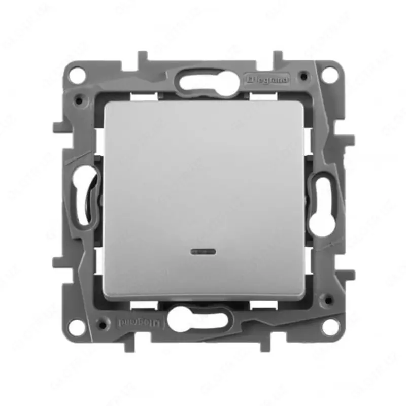 Выключатель 1кл с подсветкой АЛЮ ETIKA