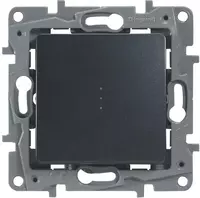 Переключатель 1кл с подсветкой АНТР ETIKA