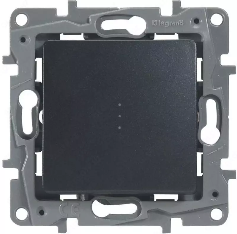 Переключатель 1кл с подсветкой АНТР ETIKA