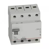 VDT kaliti (RCD) RX3-4P-400V-neytral ong-40A tipidagi AC-300mA-4modullar LG 402071