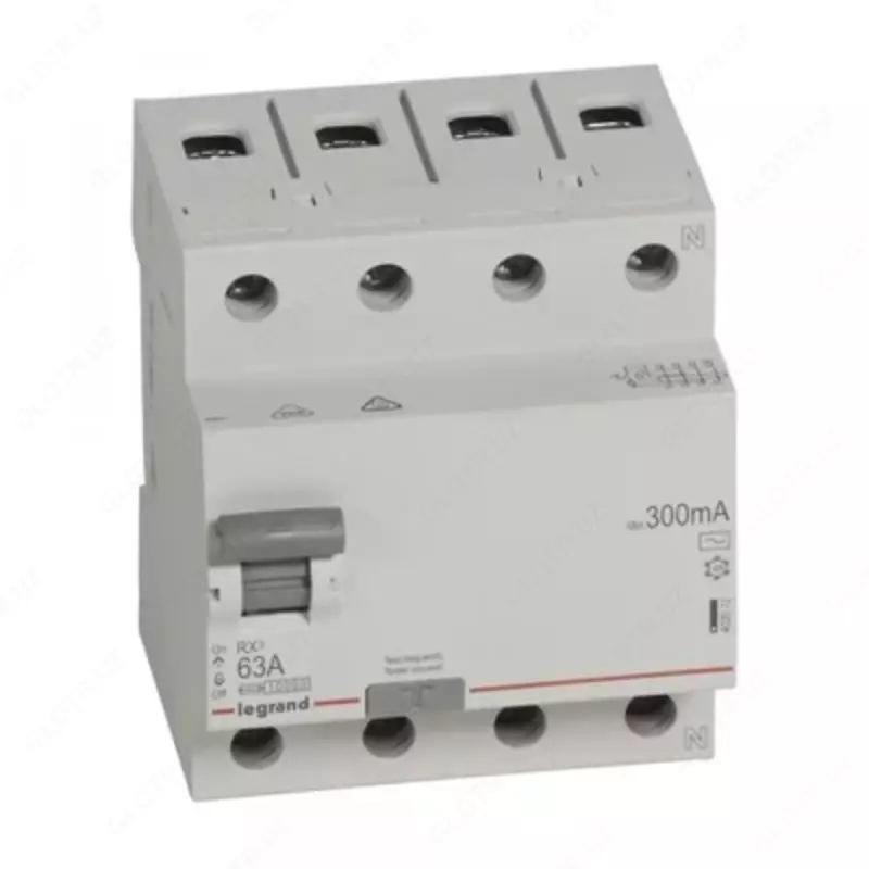  VDT kaliti (RCD) RX3-4P-400V-neytral ong-63A-turi AC-300mA-4modullar LG 402072 - 