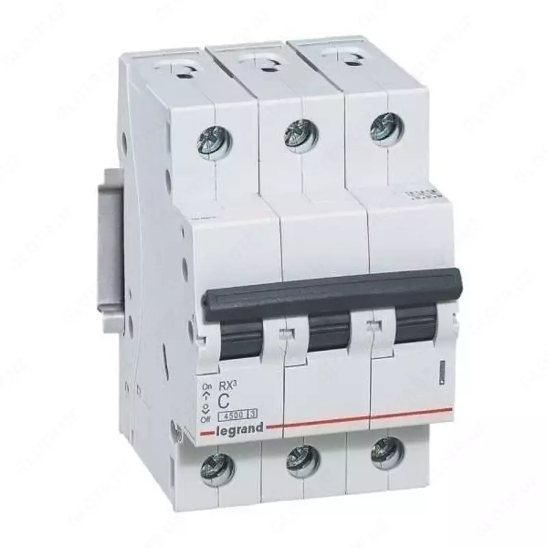  Ochirish toxtatuvchisi RX³ 4500 - 3P - 400 V~ - 32 A - 3 modul - 