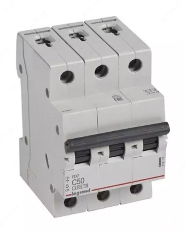 Ochirish toxtatuvchisi RX³ 4500 - 3P - 400 V~ - 50 A - 3 modul