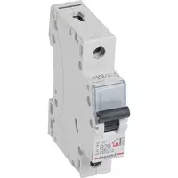  Ochirish toxtatuvchisi TX³ 6000 - 6 kA - xarakterli turdagi B - 1P - 230/400 V~ - 20 A - 1 modul - 