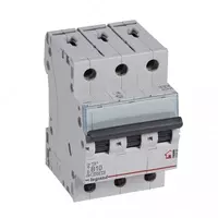 Ochirish toxtatuvchisi TX³ 6000 - 6 kA - xarakterli turdagi B - 3P - 400 V~ - 20 A - 3 modul