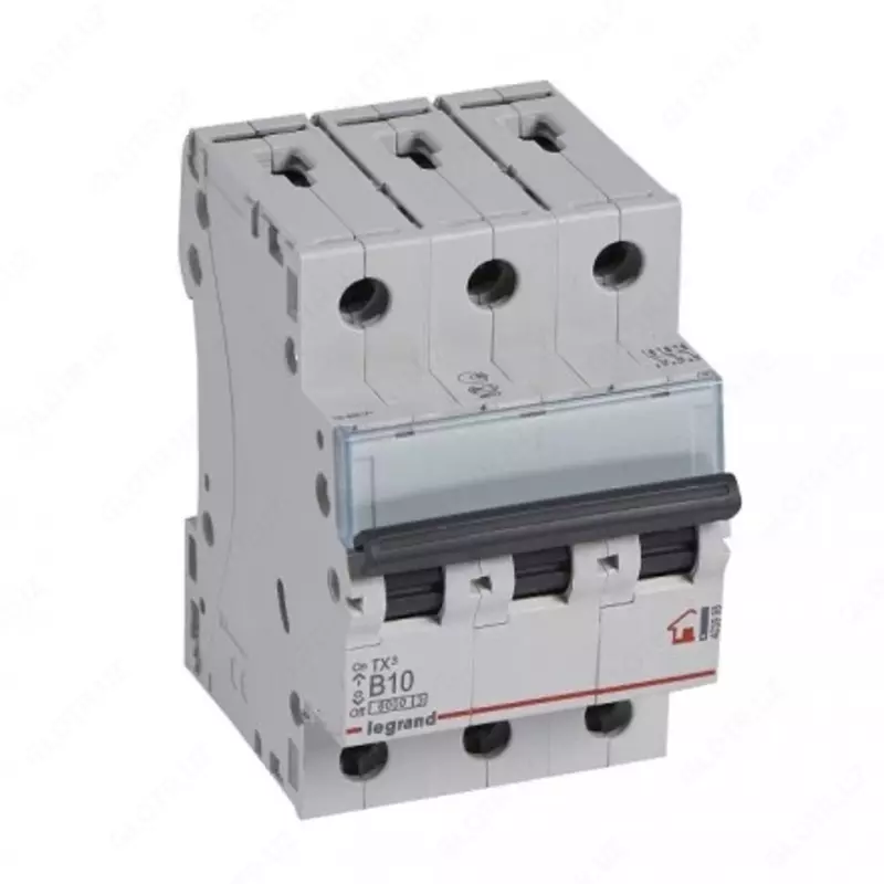 Ochirish toxtatuvchisi TX³ 6000 - 6 kA - xarakterli turdagi B - 3P - 400 V~ - 20 A - 3 modul