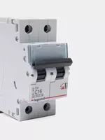 Автоматический выключатель TX³ 6000 - 6 кА - тип характеристики C - 2П - 230/400 В~ - 16 А - 2 модуля
