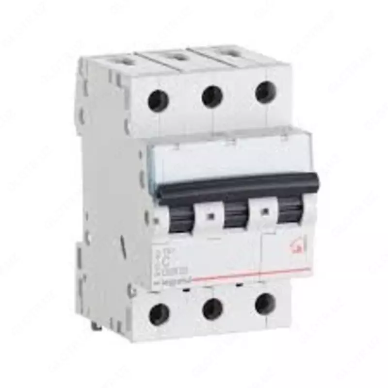Автоматический выключатель TX³ 6000 - 6 кА - тип характеристики C - 3П - 400 В~ - 10 А - 3 модуля