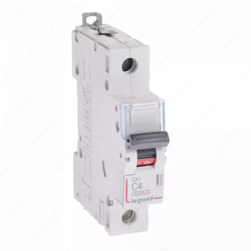  Автоматический выключатель  DX3 1P C4 6 0 0 0A/10KA - 