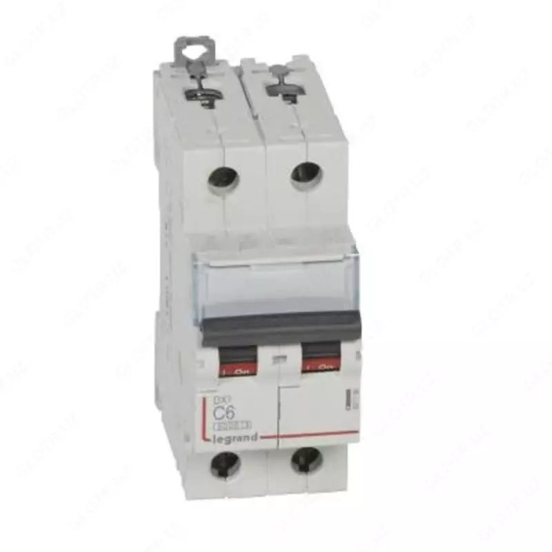 Автоматический выключатель DX3 2P C6 6000A/10KA  230/400 В~