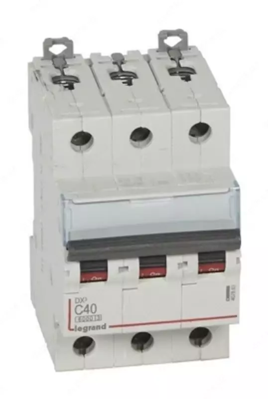 Автоматический выключатель DX3 3P C40 6000A/10KA  400 В~