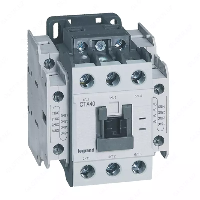 3 kutupli kontaktor - CTX³ 65 - vintli terminallar - 50 A - 230 V~ - 2 H.0. + 2 H.3.