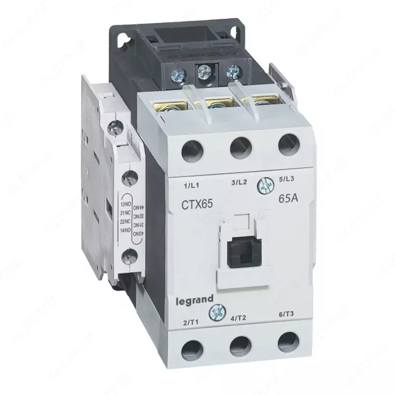 3 kutupli kontaktor - CTX³ 100 - vintli terminallar - 100 A - 230 V~ - 2 H.0. + 2 H.3.