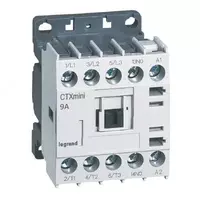  3 kutupli mini kontaktor - CTX³ mini - 1 H.0. - 9 A - 230 V - 