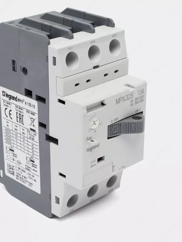 Автоматический выключатель для защиты электродвигателей - MPX³ 32S - термомагнитный расцепитель - 100 кА - 50 А - 3П