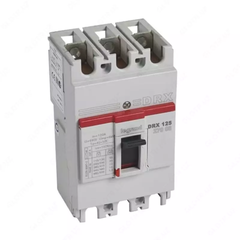 Автоматический выключатель DRX 125 3P FIX 100A TM 10KA