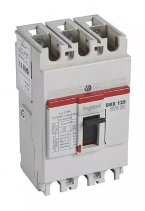 Termomagnit kaliti DRX 125 3P FIX 40A TM 20KA