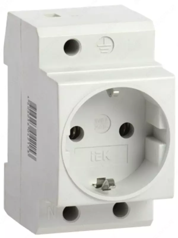 DIN 10 relsdagi tuproqli rozetka