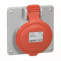 Встраиваемая наклонная розетка - P17 Tempra Pro 16A 3P+E 415V IP4