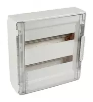 Распределительный щиток XL³ 125 - с прозрачной дверью - 2 ряда - 36 модулей - 450х450х128 мм