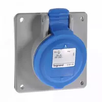  Встраиваемая наклонная розетка - P17 Tempra Pro - IP 44 - 200/250 В~ - 16 A - 2К+З - 