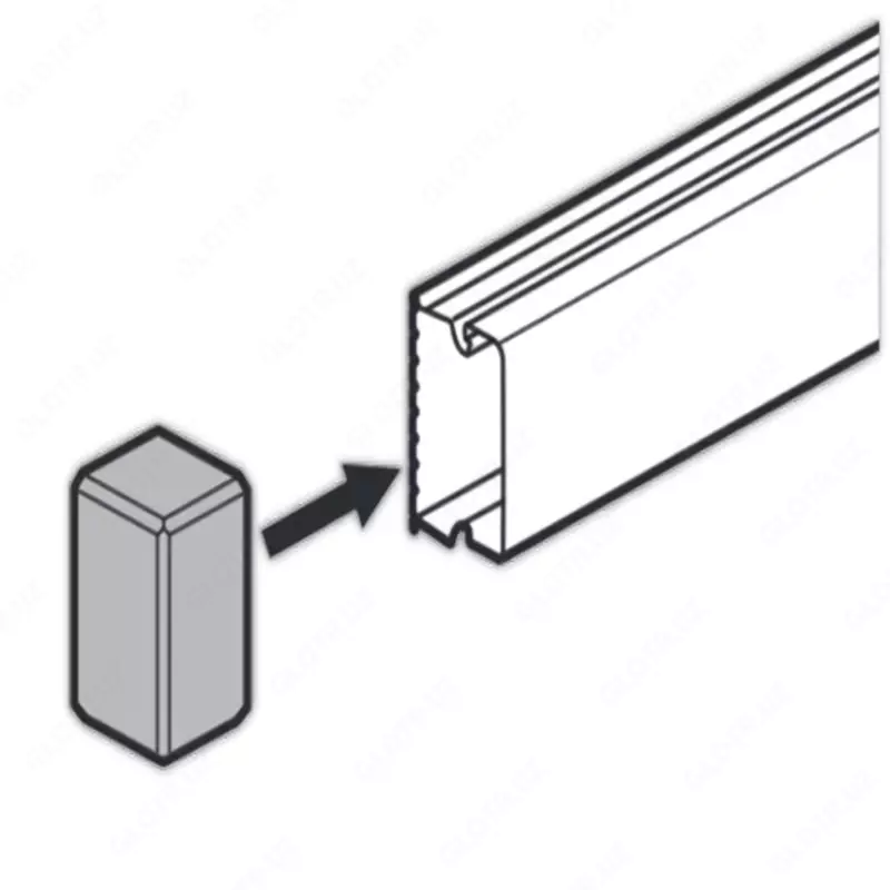 Oxirgi qopqoq 16x16 mm METRA
