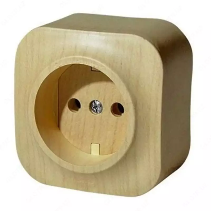  Розетка 2К без шт ДЕРВ - 