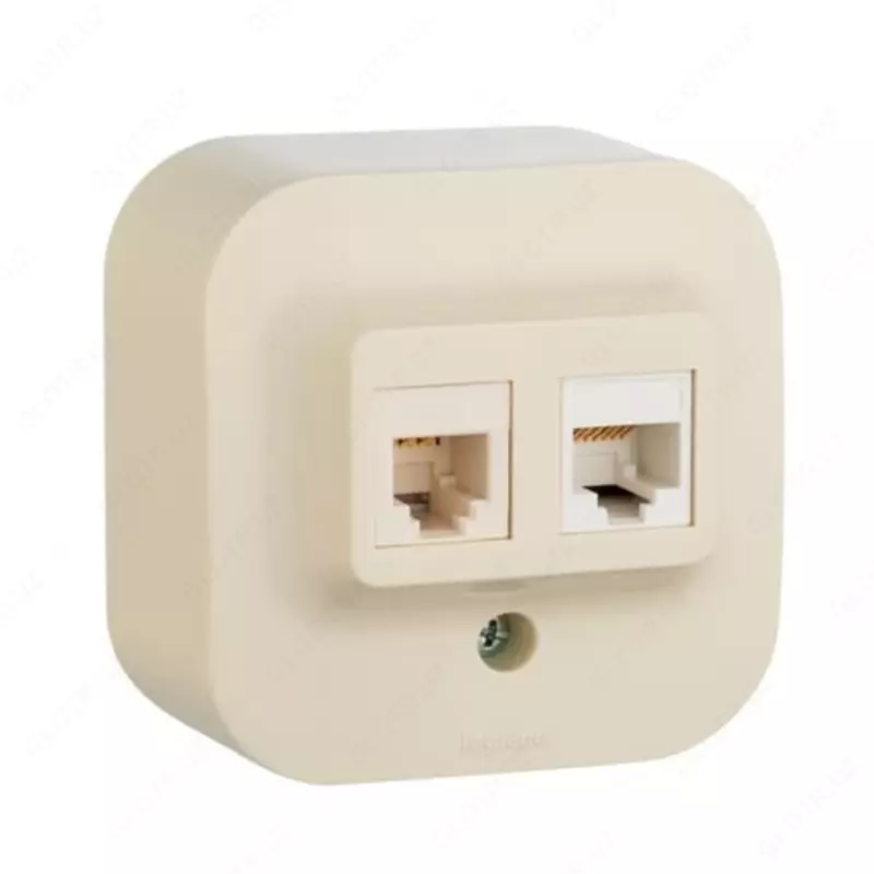 Soket RJ11+RJ45 cat5e UTP SLNK