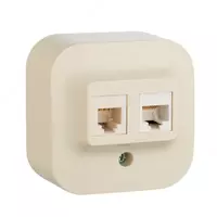 Soket RJ11+RJ45 cat5e UTP SLNK