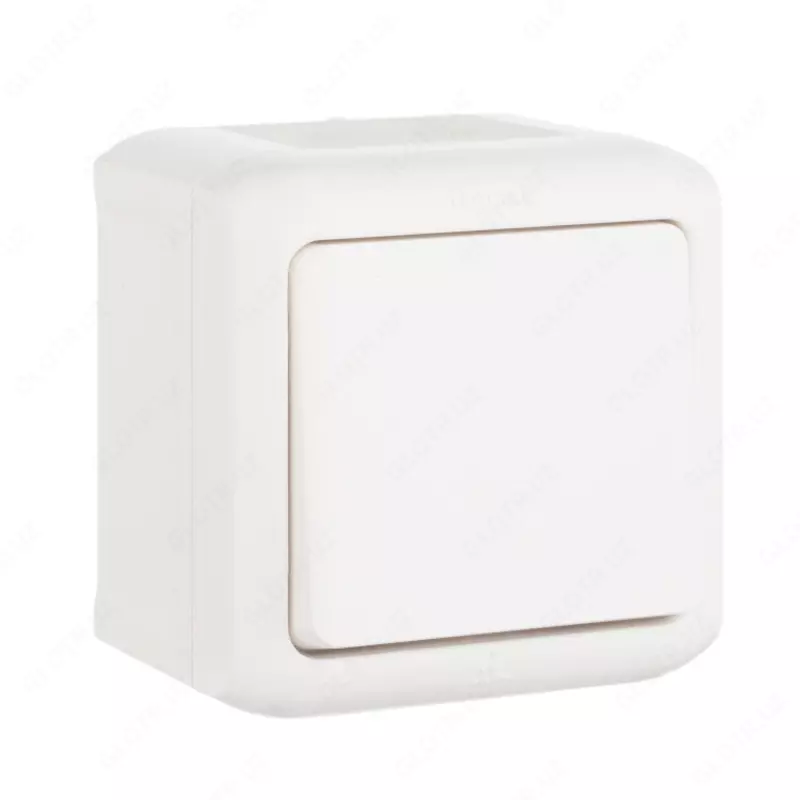 Выключатель 10A 1кл IP44 БЕЛЫЙ - 56 200 сум