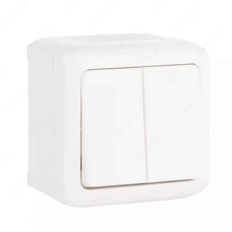 Выключатель 10A 2кл IP44 БЕЛЫЙ