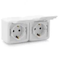 Soket 2X2К+З dona IP44 OQ - 113 600 so'm