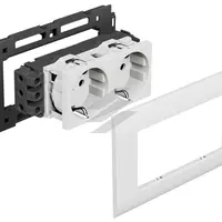 Суппорт Mosaic - 2 модуля - для кабель-каналов Metra 85х50  100х50 и 130х50