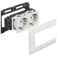  Суппорт Mosaic - 4 модуля - для кабель-каналов Metra 85х50  100х50 и 130х50 - 