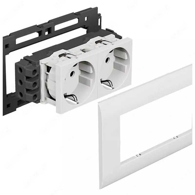  Суппорт Mosaic - 4 модуля - для кабель-каналов Metra 85х50  100х50 и 130х50 - 