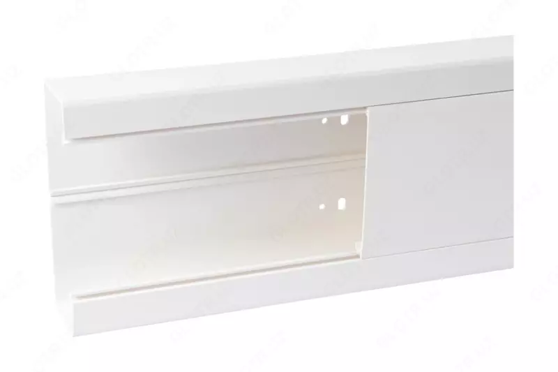 Кабель-канал Metra - 160x50 - 2 метра - с крышкой - белый