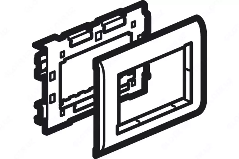  Суппорт Mosaic - 4 модуля - для кабель-каналов Metra 160x50 - 