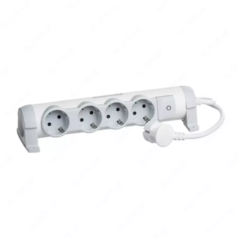  Многорозеточный блок Комфорт 4 x 2К+З - с кабелем длиной 3 м - 